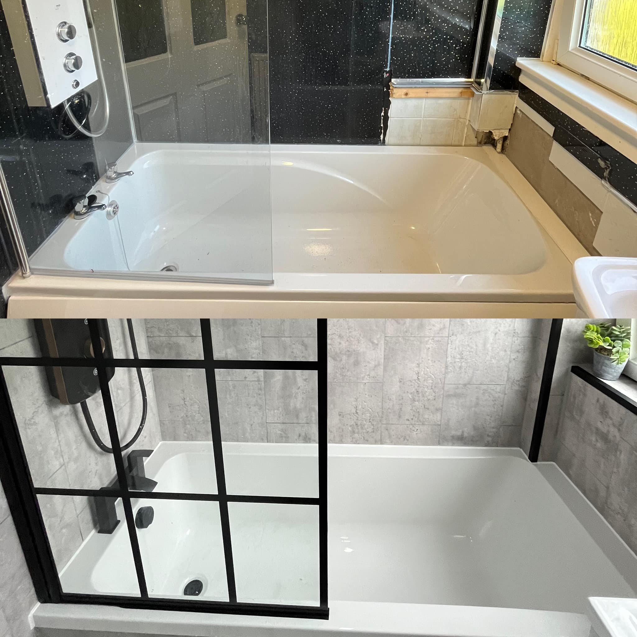 transformation of a bath installation
